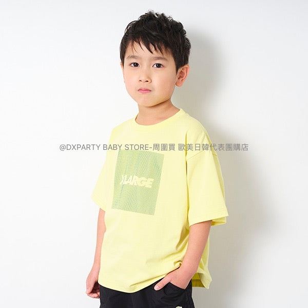 日本童裝 XLARGE KIDS 接觸冷感 LOGO短袖上衣 80-140cm 男童款 夏季 TOPS