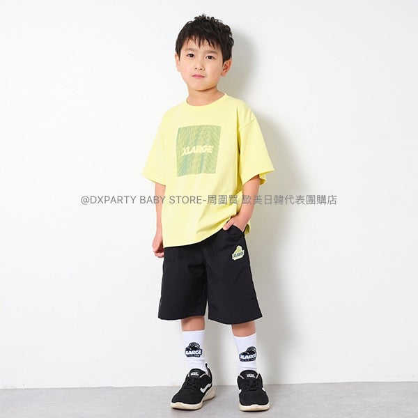 日本童裝 XLARGE KIDS 接觸冷感 LOGO短袖上衣 80-140cm 男童款 夏季 TOPS