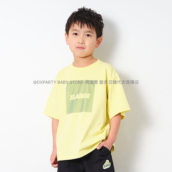 日本童裝 XLARGE KIDS 接觸冷感 LOGO短袖上衣 80-140cm 男童款 夏季 TOPS