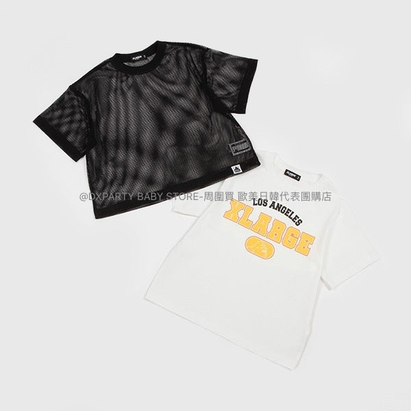 日本童裝 XLARGE KIDS 網眼上衣兩件套裝 100-140cm 男童款 夏季 TOPS