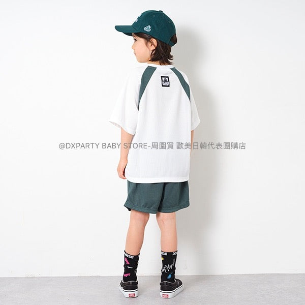 日本童裝 XLARGE KIDS 運動兩件套裝 90-140cm 男童款 夏季 TOPS PANTS