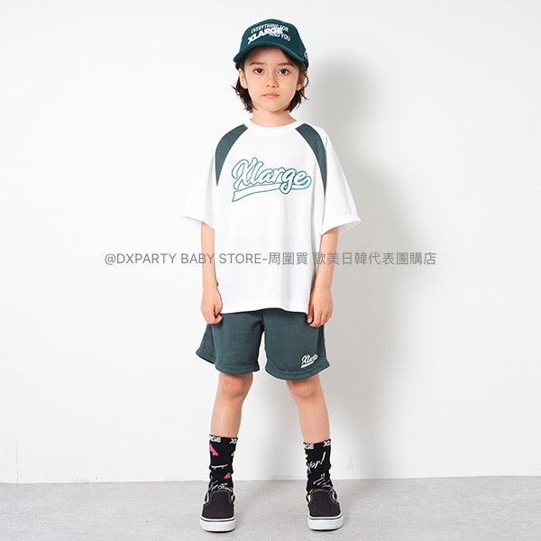 日本童裝 XLARGE KIDS 運動兩件套裝 90-140cm 男童款 夏季 TOPS PANTS