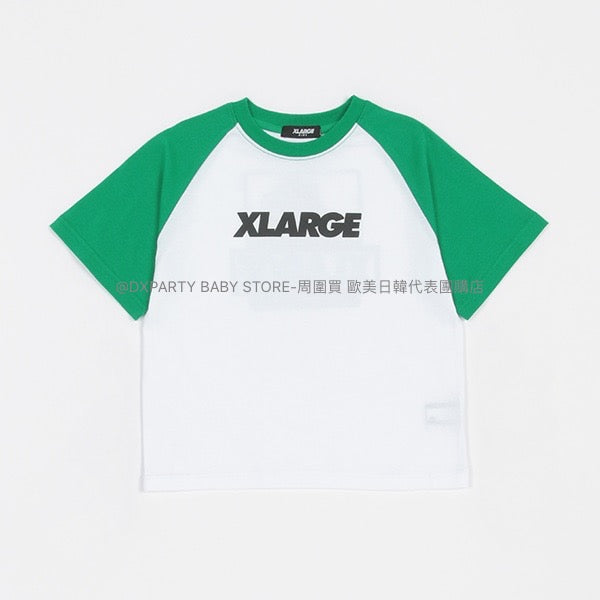 日本童裝 XLARGE KIDS 插肩短袖上衣 80-140cm 男童款 夏季 TOPS