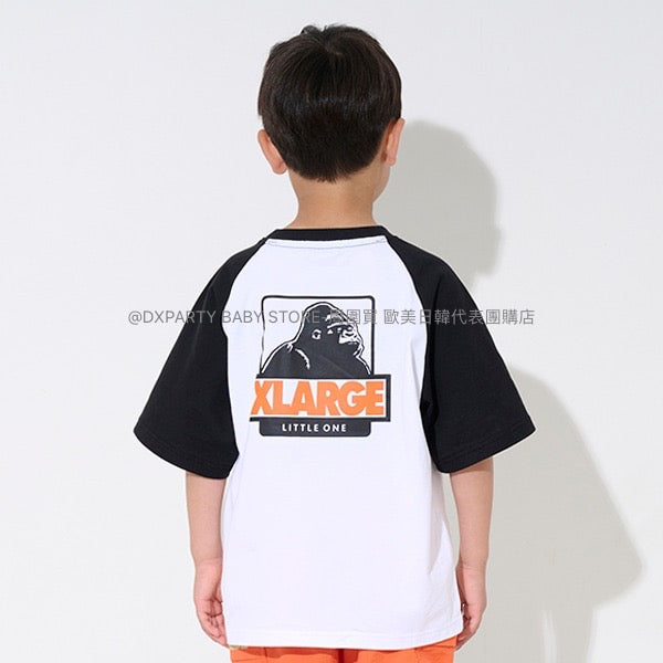 日本童裝 XLARGE KIDS 插肩短袖上衣 80-140cm 男童款 夏季 TOPS