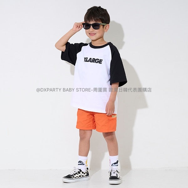 日本童裝 XLARGE KIDS 插肩短袖上衣 80-140cm 男童款 夏季 TOPS