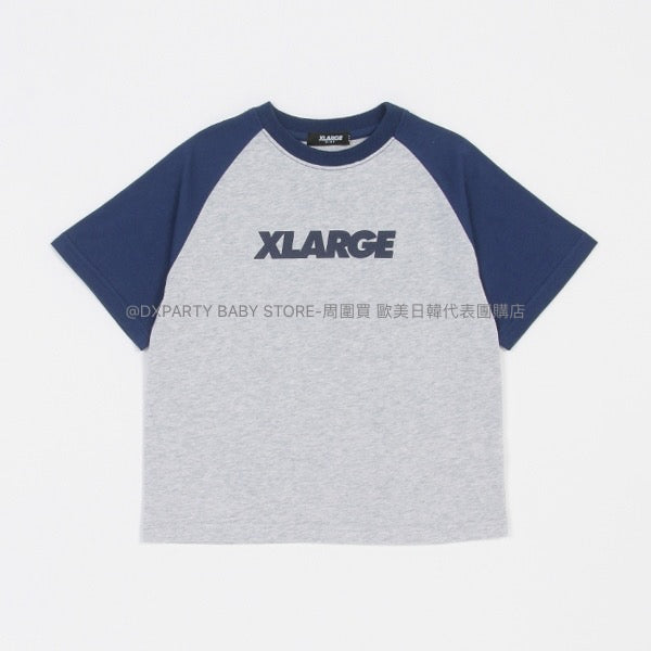 日本童裝 XLARGE KIDS 插肩短袖上衣 80-140cm 男童款 夏季 TOPS