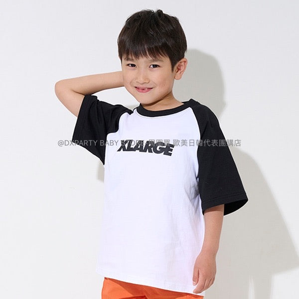 日本童裝 XLARGE KIDS 插肩短袖上衣 80-140cm 男童款 夏季 TOPS