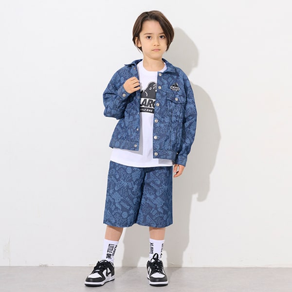 日本童裝 XLARGE KIDS 牛仔短褲 90-140cm 男童款 春季 PANTS