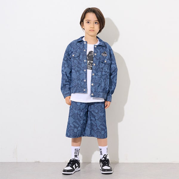 日本童裝 XLARGE KIDS 牛仔短褲 90-140cm 男童款 春季 PANTS