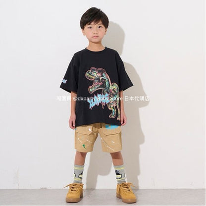 Japanese XLARGE KIDS Large Pocket Sports Shorts 80-140cm Boys Summer PANTS 