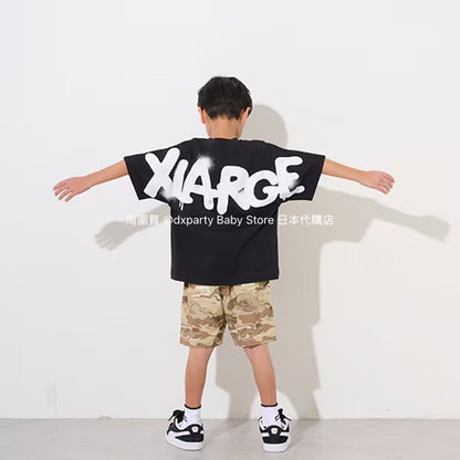 XLARGE KIDS Marble Camouflage Shorts (80-140cm) for Boys (Summer) 