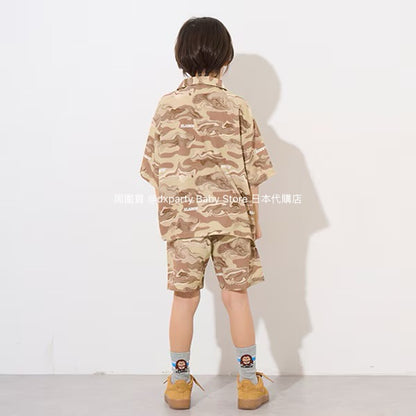 XLARGE KIDS Marble Camouflage Shorts (80-140cm) for Boys (Summer) 