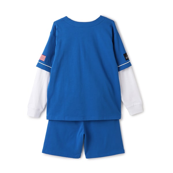 日本童裝 XLARGE KIDS 棒球風兩件套裝 80-140cm 男童款 春季 TOPS PANTS