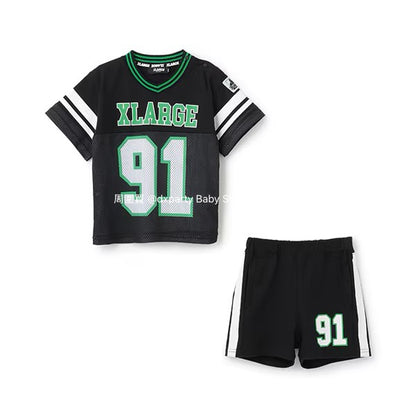 XLARGE KIDS Mesh Sports Two-Piece Suit (80-140cm) for Boys (Summer TOPS PANTS) 