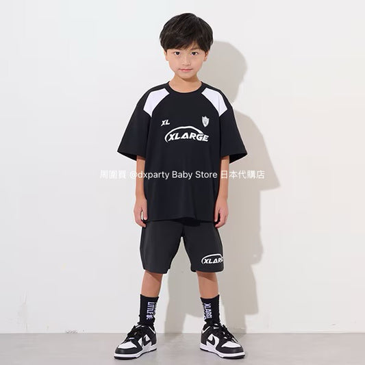 XLARGE KIDS Japanese Kids' Cold Contact Sports Two-Piece Set (80-140cm) Boys' Summer TOPS PANTS 