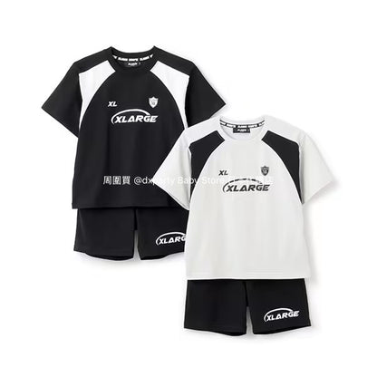 XLARGE KIDS Japanese Kids' Cold Contact Sports Two-Piece Set (80-140cm) Boys' Summer TOPS PANTS 