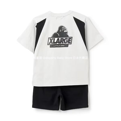 XLARGE KIDS Japanese Kids' Cold Contact Sports Two-Piece Set (80-140cm) Boys' Summer TOPS PANTS 