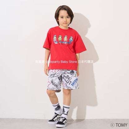 XLARGE KIDS x Transformers Pixel Funny Logo Top (80-140cm) for Boys (Summer TOPS) 