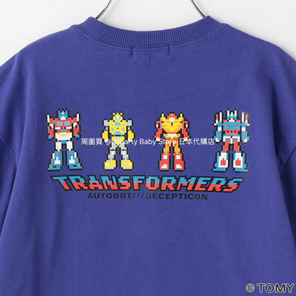 XLARGE KIDS x Transformers Pixel Funny Logo Top (80-140cm) for Boys (Summer TOPS) 