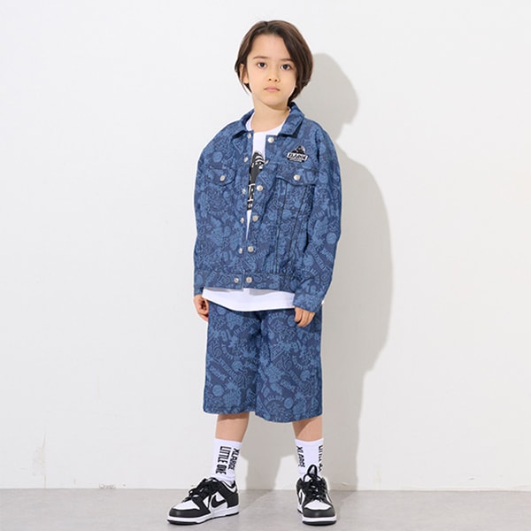 日本童裝 XLARGE KIDS 牛仔外套 80-140cm 男童款 春季 OUTERWEAR