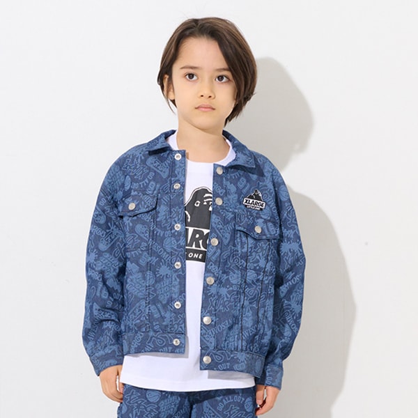 日本童裝 XLARGE KIDS 牛仔外套 80-140cm 男童款 春季 OUTERWEAR