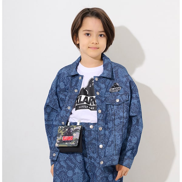 日本童裝 XLARGE KIDS 牛仔外套 80-140cm 男童款 春季 OUTERWEAR