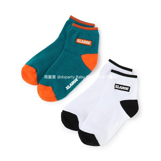 XLARGE KIDS Socks (1 pair, 13-21cm) Direct from Japan 