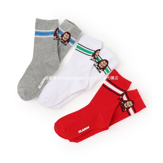XLARGE KIDS Socks (1 pair, 13-21cm) Direct from Japan 