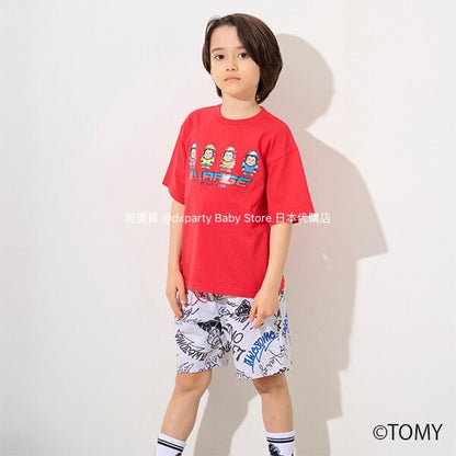 Japanese XLARGE KIDS Graffiti Print Shorts 80-140cm Boys Summer PANTS 