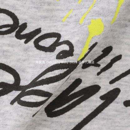 Japanese XLARGE KIDS Graffiti Print Shorts 80-140cm Boys Summer PANTS 