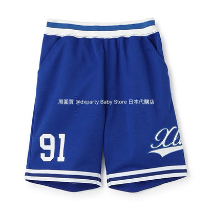 Japanese XLARGE KIDS Baseball Shorts 80-140cm Boys Summer PANTS 