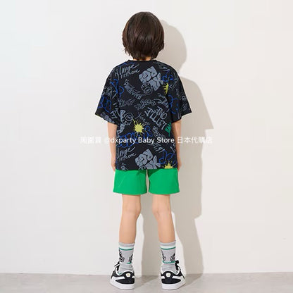 Japanese XLARGE KIDS Work Shorts 80-140cm Boys Summer PANTS