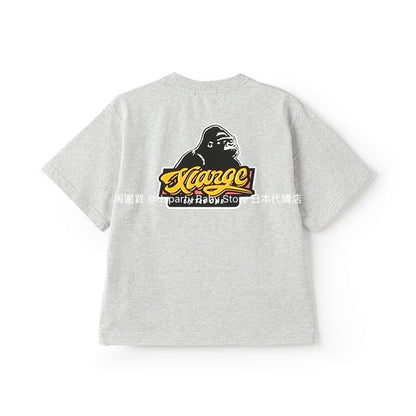 XLARGE KIDS Japanese children's clothing printed logo top 80-140cm boys' summer TOPS 