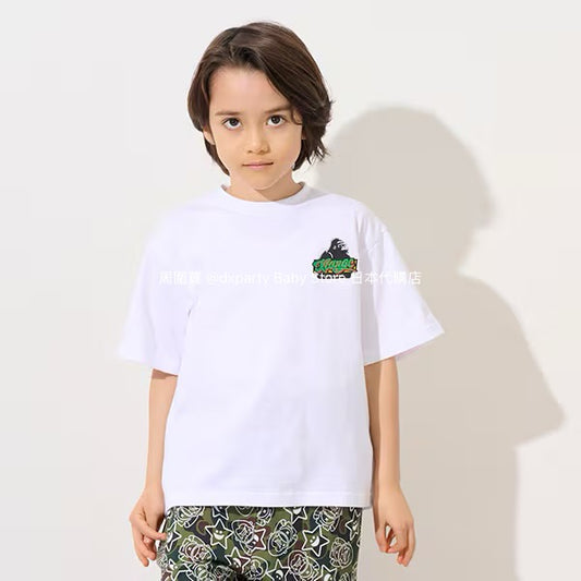 XLARGE KIDS Japanese children's clothing printed logo top 80-140cm boys' summer TOPS 