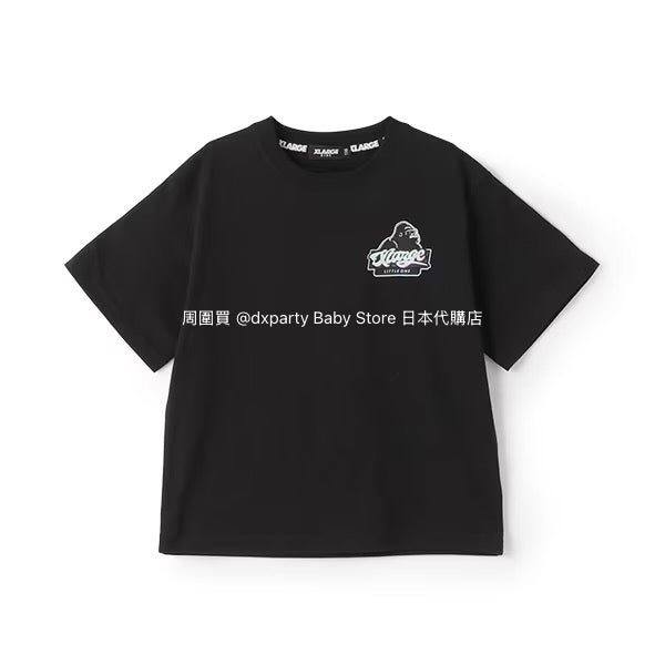 XLARGE KIDS Japanese children's clothing printed logo top 80-140cm boys' summer TOPS 