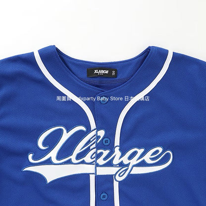 Japanese XLARGE KIDS Baseball Shirt 90-140cm Boys Summer TOPS 