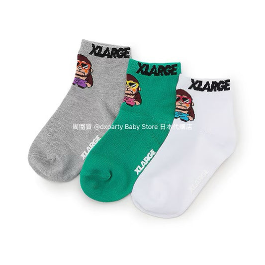 XLARGE KIDS Socks (1 pair, 13-21cm) Direct from Japan 