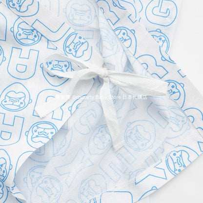 XLARGE KIDS Japanese Kids Clothing: Cool-to-the-Touch Jinbei Kimono (50-70cm) for Boys: Summer TOPS &amp; PANTS. Special Feature on Newborn Babies and Japanese Summer Festivals. 