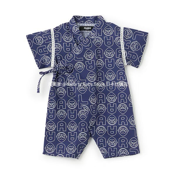 XLARGE KIDS Japanese Kids Clothing: Cool-to-the-Touch Jinbei Kimono (50-70cm) for Boys: Summer TOPS &amp; PANTS. Special Feature on Newborn Babies and Japanese Summer Festivals. 