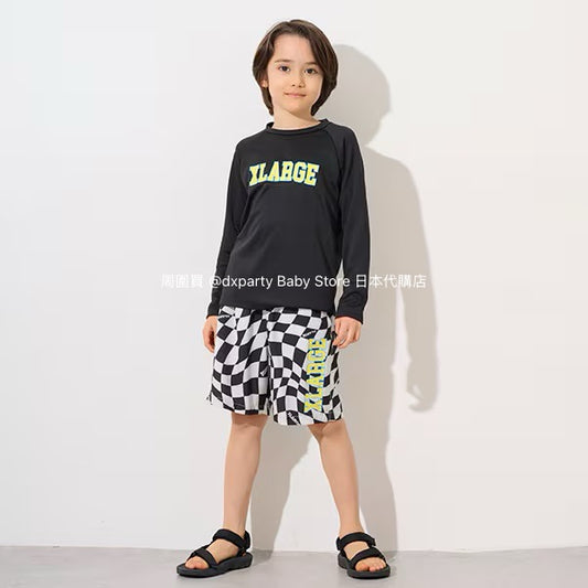 XLARGE KIDS UV-Proof Beach Shorts (90-140cm) for Boys (Japanese) Summer PANTS (Summer Swimwear Special) 