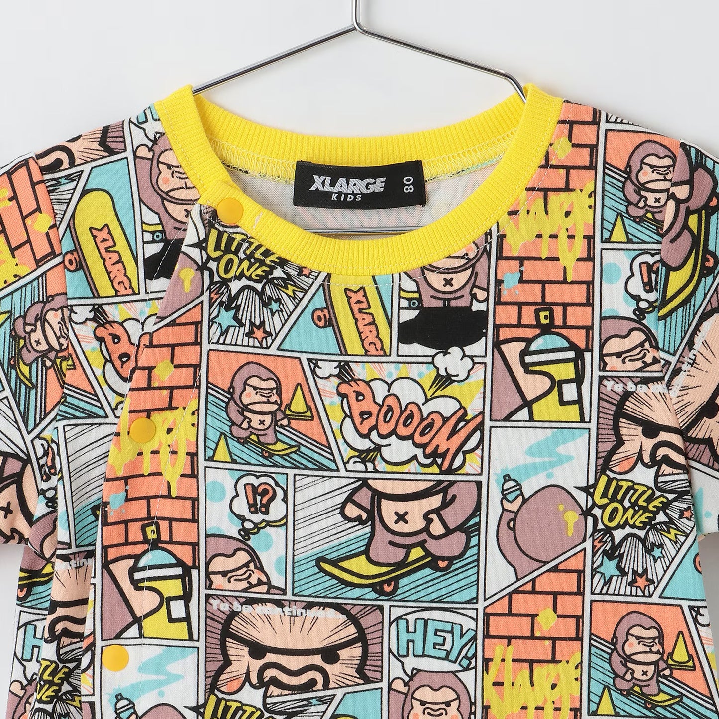 日本童裝 XLARGE KIDS 漫畫猩猩連衣 70-80cm 男童款 夏季 Jumpsuit