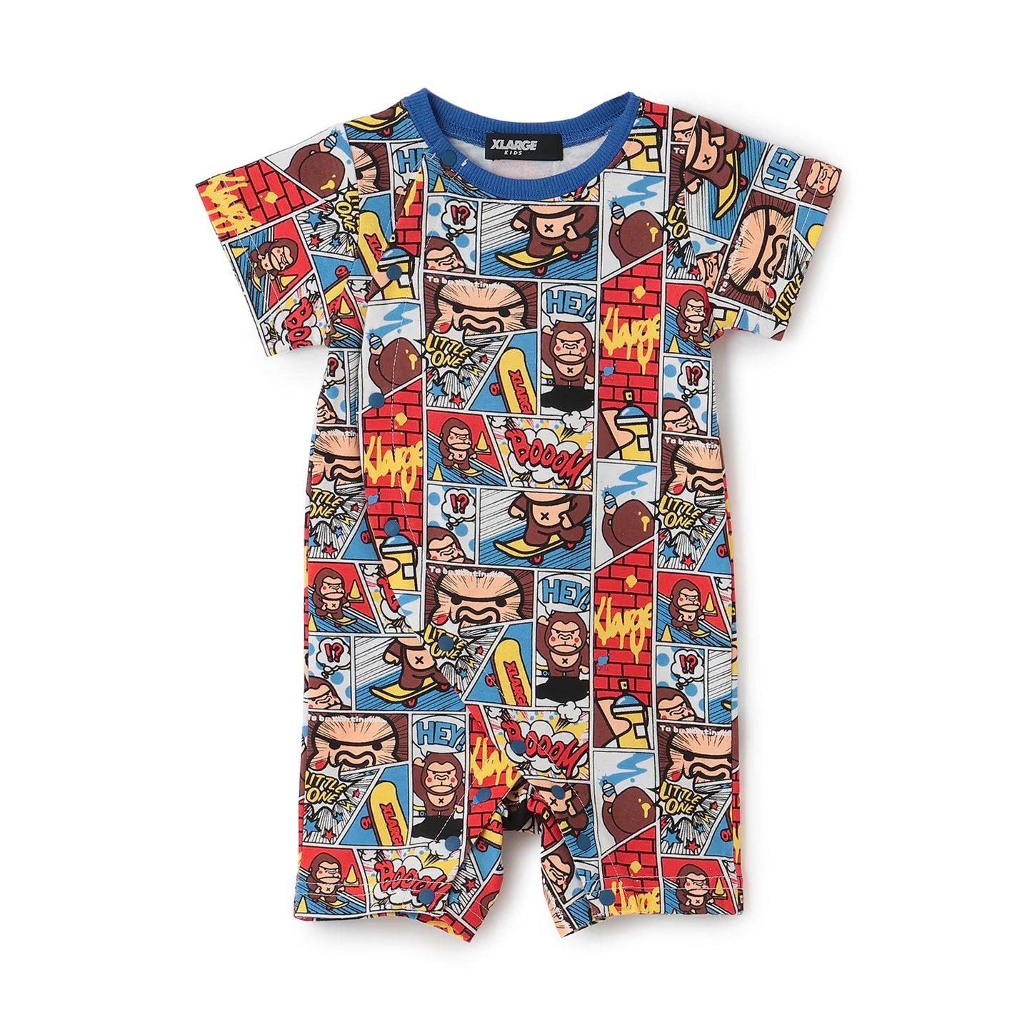 日本童裝 XLARGE KIDS 漫畫猩猩連衣 70-80cm 男童款 夏季 Jumpsuit