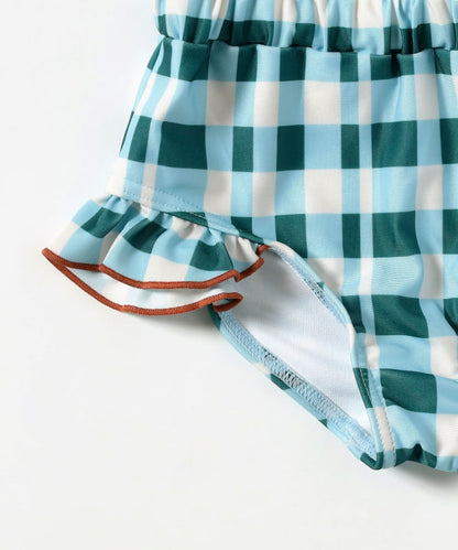 B:MING by BEAMS UV-Protective Two-Piece Swimsuit Set (110-130cm) for Girls: Summer Swimsuit Special 