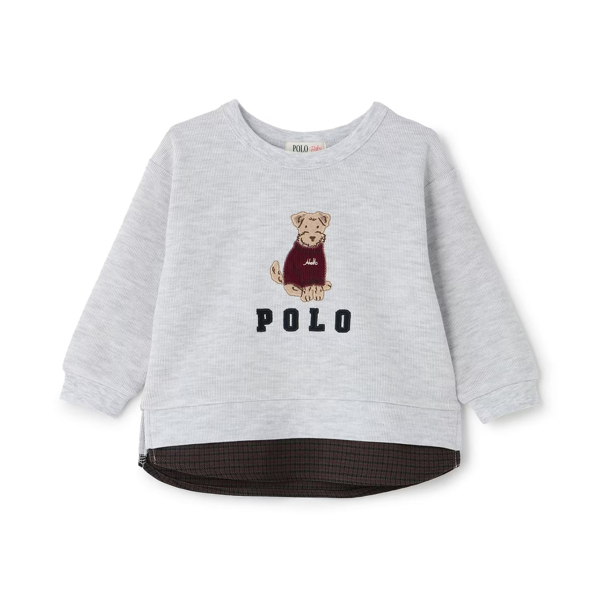日本童裝 pe#main x【POLO BCS】假兩件衛衣 80-130cm 男童款 秋季 TOPS