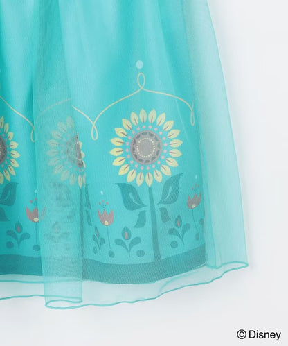 日本童裝 aF#a325 x Disney FROZEN Anna連身裙 90-140cm 女童款 夏季 DRESSES