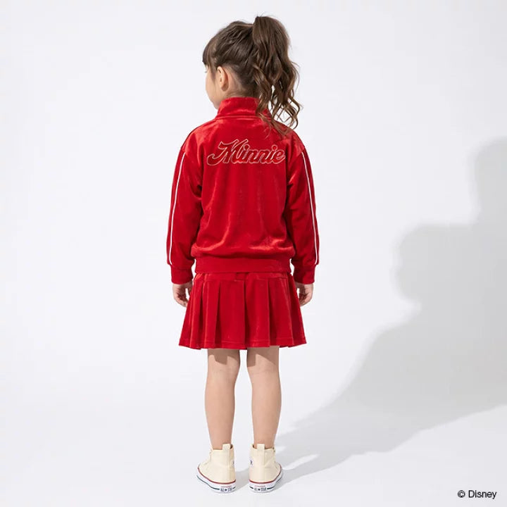 日本童裝 BDL x Disney 絲絨運動外套 80-140cm 男童款/女童款 秋季 OUTERWEAR 聖誕紅/新年紅