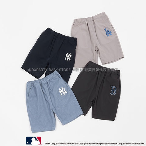 日本童裝 pe#main x MLB 刺繡Logo短褲 80-130cm 男童款 夏季 PANTS