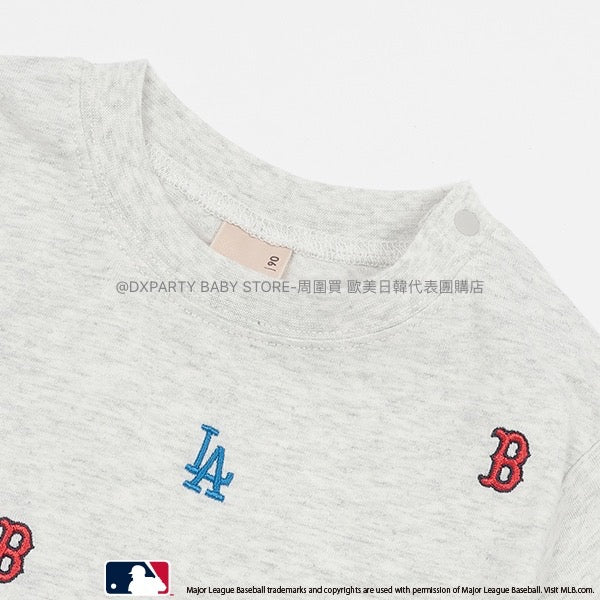 日本童裝 pe#main x MLB 刺繡Logo上衣 80-130cm 男童款/女童款 夏季 TOPS