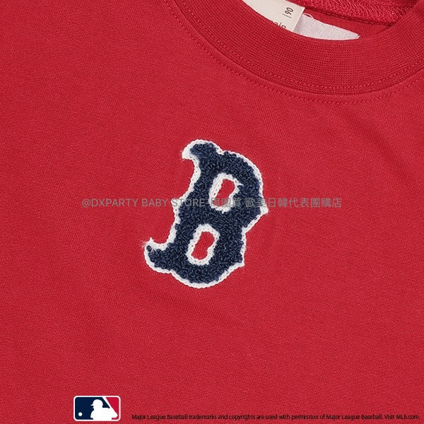 日本童裝 pe#main x MLB 毛毛刺繡Logo上衣 80-140cm 男童款/女童款 夏季 TOPS