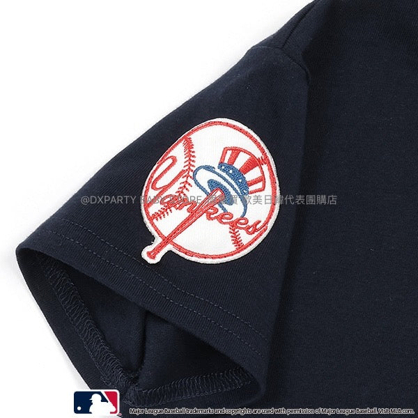 日本童裝 pe#main x MLB 毛毛刺繡Logo上衣 80-140cm 男童款/女童款 夏季 TOPS